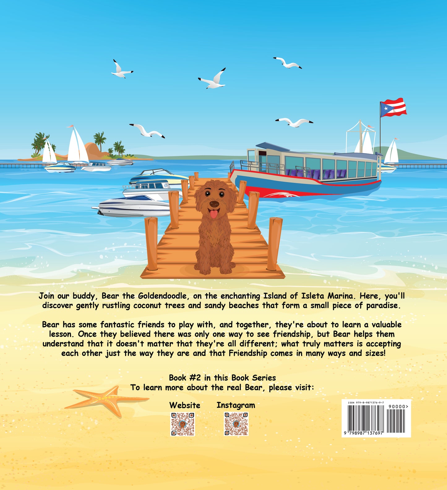Book | Bear the Doodle and the Hermit Crab | English Version | Hard Cover