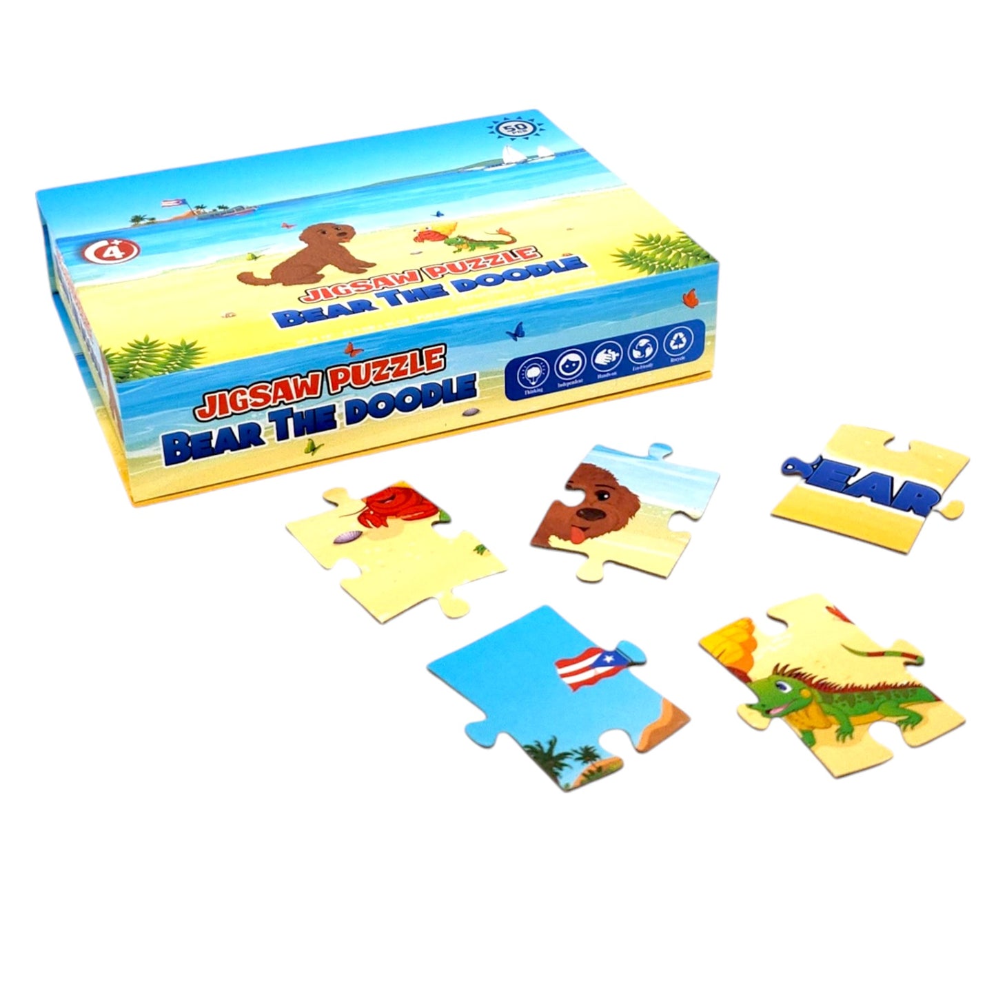 Bear the Doodle Jigsaw Puzzle | Rompecabezas